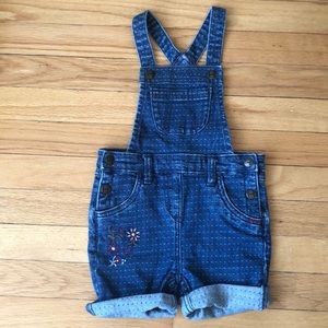 Hanna Andersson toddler girl overalls